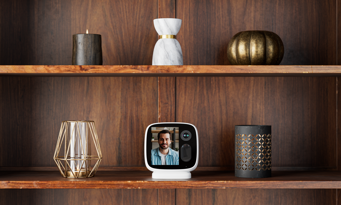 HALOwatch FaceView AI Indoor Security Camera with Built-In Display Screen