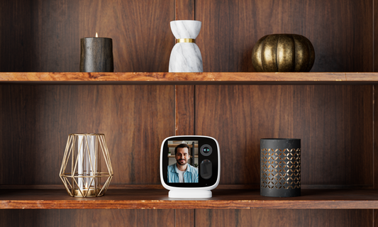 HALOwatch FaceView AI Indoor Security Camera with Built-In Display Screen