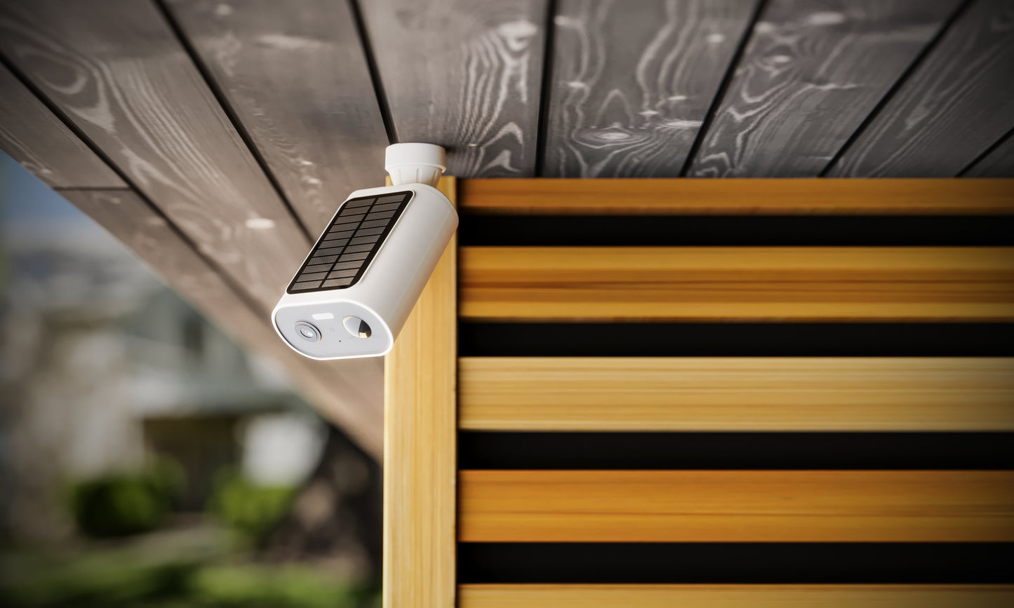 HALOwatch EcoGuard AI Solar Powered Outdoor WiFi Security Camera