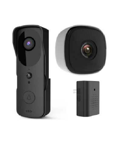 HALOwatch Video Doorbell & Window Camera WiFi Security Kit